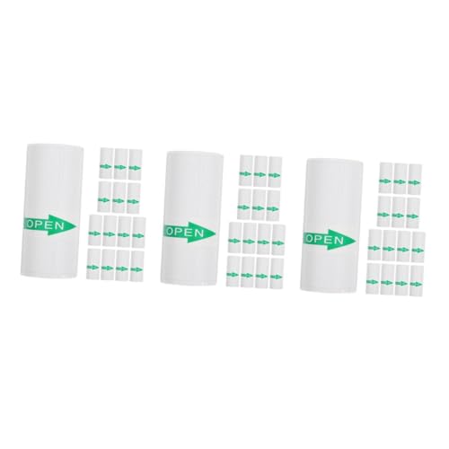 VILLCASE 3 Sätze Mini-druckpapier Etikettenaufkleber Bedruckbar Hersteller Von Thermoetiketten Aufkleber Zum Beschriften Adressetiketten Für Drucker Selbstklebendes Papier Weiß 15 Stück * 3 von VILLCASE