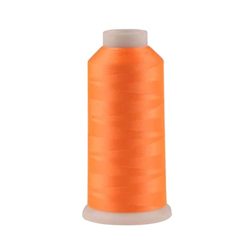 VILLCASE 3000 Leuchtende Nähgarnspule Tie-dye-kit Nadel- Und Fadenset Armbänder Bausatz Maschine Reifen Nähnadeln Angehen Weißer Faden Nachtlicht Perlen Stickrahmen Orange von VILLCASE