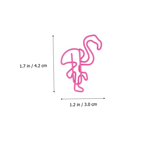 VILLCASE 30st Büroklammer Flamingo Lesezeichen Für Bücher Süße Notizclips Kinder Schreibwaren Lesezeichen Für Kinder von VILLCASE