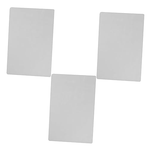 VILLCASE 3St Schreibunterlage Silikon Schreibtischunterlage Gaming faltbares Klemmbrett Planke Bausatz durchsichtige schreibtischunterlage tischunterlage transparent Tafel Skizzenmatte von VILLCASE