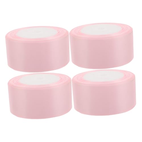 VILLCASE 4 Rollen Blumen Geschenkband Verdrahtetes Transparentes Band Packband Vorhanden Satinband Rosenblume Rosenband Bänder Für Handwerk Stoffblumenbögen Hochzeitsband Polyester Rosa VILLCASE 4 Rollen Blumen Geschenkband Verdrahtetes Transparentes Band Packband Vorhanden Satinband Rosenblume Rosenband Bänder Für Handwerk Stoffblumenbögen Hochzeitsband Polyester Rosa von VILLCASE