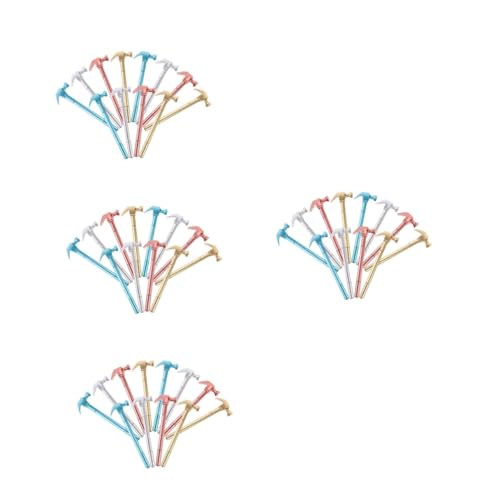VILLCASE 4 Sätze Hammer-gelstift Stifte in Werkzeugform Klebestreifen Füllfederhalter Tinte Kugelschreiber Gelstifte Bedeckte Stifte Partygeschenke Für Kleinkinder Plastik 12 Stück * 4 von VILLCASE