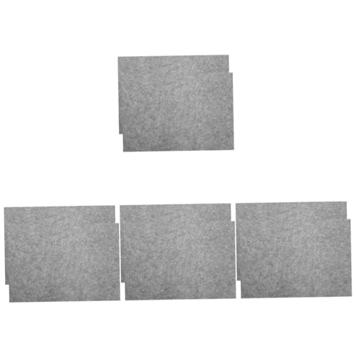 VILLCASE 4 Sätze Kalligraphie-filzpad Tischunterlage Tischpolster Painting Mat Felt Desk Mat Felt Pads Maltisch Filzunterlage Schüler Schreiben Matten Filzmatte Gefühlt Grey 2 Stück * 4 von VILLCASE