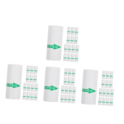 VILLCASE 4 Sätze Mini-druckpapier Adressetiketten Für Drucker Namensetiketten Thermisches Etikett Aufkleber Für Druckeretiketten Etikettenpapier Weiß Selbstklebendes Papier 15 Stück * 4 von VILLCASE