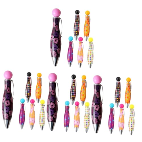 VILLCASE 4 Sätze Plüschstift Realistische Bowlingstifte Kugelschreiber Kugelschreiber Farbstifte Coole Stifte Lustige Stifte Für Süße Stifte Space Pen Stifte Mit Breitem Griff 6 Stück * 4 von VILLCASE