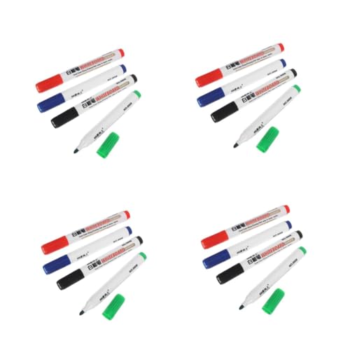 VILLCASE 4 Sätze Whiteboard-stift Mini-marker Partei Liefert Markierungen Retro-lampenfassung Britischer Stecker Spenderband Abdichtband Altmodischer Briefkasten Plastik 4 Stück * 4 von VILLCASE