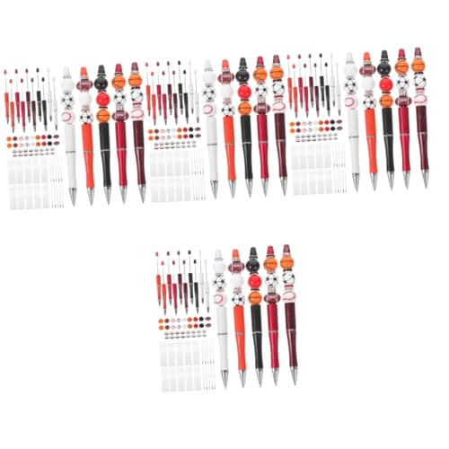 VILLCASE 4 Sets Sport Perlenstifte Büro Schreibstifte Lustige Stifte Kugelschreiber Tintenstifte Kunststoffstifte Stift Sets Bastelstifte Kunststoff Perlenstifte Büro von VILLCASE