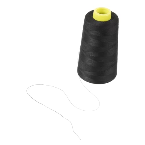 VILLCASE 4 Stück 1 Draht nähen nähgarn sewing accessories Nähfaden für Heimtextilien Polyesterfaden Nähfaden für Kleidung Nähen von Polyester Stickmaschine Polyesterdraht Nähmaschine Black von VILLCASE