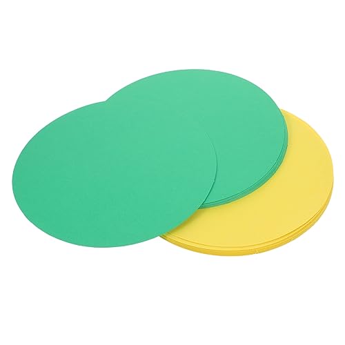 VILLCASE 40 Blätter Rundes Kartenpapier Dickes Malpapier Papier Zum Zeichnen Runden Kuchen Aus Pappe Skizzenpapier Kreise Aus Tonpapier Rundes Malpapier Kunstmalpapier Marker-malpapier von VILLCASE