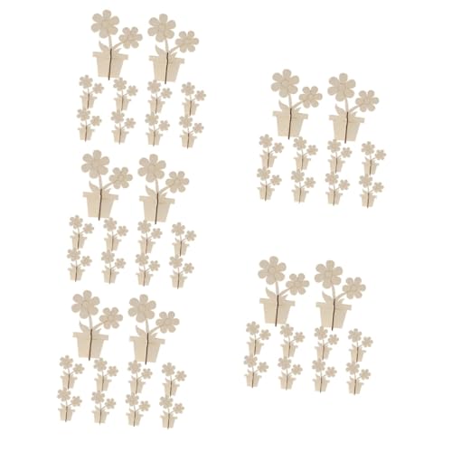 VILLCASE 5 Sätze 5 Sets Bemalte Holzspäne Form Ausschnitt Topf Leere Ornamente DIY Holz Zum Basteln Holzdekor Holz Für DIY Leeres Holz Holz Beige 10 Stück * 5 10 Stück * 5 von VILLCASE