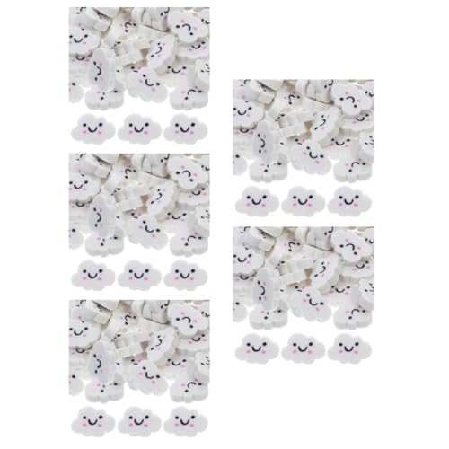 VILLCASE 5 Sätze 5 Sets Wolkenradierer Kleine Radiergummis Kawaii Radiergummis Mini Schulbedarf Halloween Partygeschenke Winzige Radiergummis Niedliche Mini Radiergummis 50 Stück * 5 von VILLCASE