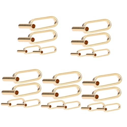 VILLCASE 5 Sätze Broschenkonverter Knöpfe Stifte Ansteckblume Korsage Stecker Magnetische Anstecknadel Für Kleidung Broschenteil Broschennadel-konverter Rostfreier Stahl Golden 4 Stück * 5 von VILLCASE