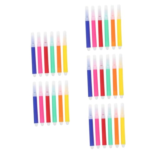 VILLCASE 5 Sätze Buntstifte Malstifte Wasserfarben Stifte Stoffmarker Graffiti-marker Klassenpreis Farbstift Aquarellmarker Aquarellstift Marker Für Fensterfarbe Plastik 12er Pack*5 von VILLCASE