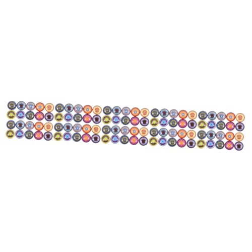 VILLCASE 5 Sätze Gem Glaspatch Diy-schmuckdekor Kieselsteine ​​für Zimmerpflanzen Kleine Runde Spiegel Zum Basteln Runde Cabochons Marmordekor Murmeln Masse Glasmurmeln 20 Stück * 5 von VILLCASE