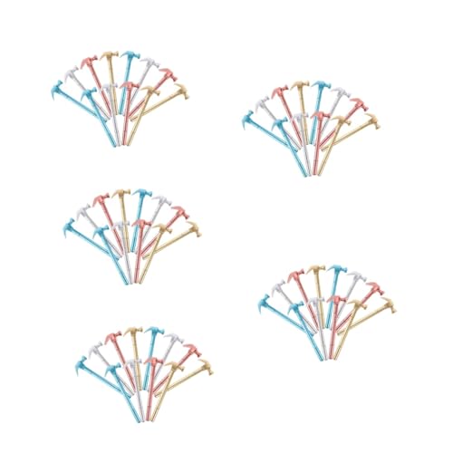 VILLCASE 5 Sätze Hammer-gelstift Stifte in Werkzeugform Löschbarer Stift Pastell Füllfederhalter Hammerförmiger Gelstift Stifte Schwarze Tinte Löschbare Stifte Füller Plastik 12 Stück * 5 von VILLCASE