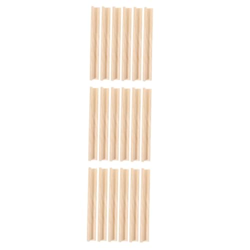 VILLCASE 5 Sätze Holzdekorationen Holz Aufsteller Stabiler Holzhalter Domino-halter-fach Dominoständer Selber Machen Dominoständer Aus Holz Mexikanische Zug-dominohalter Khaki 6 Stück * 5 von VILLCASE