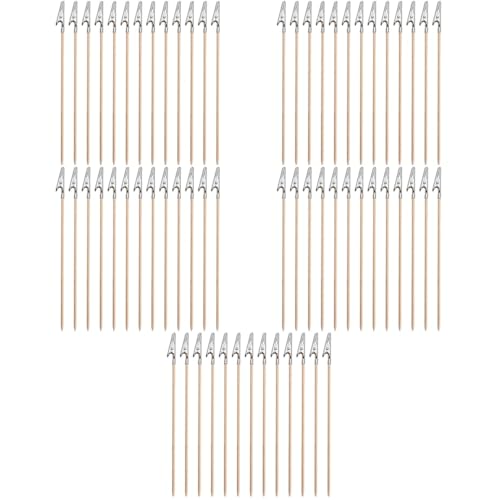 VILLCASE 5 Sätze Modellwerkzeuge Werkzeuge Zum Färben Von Modellen Cliphalter Clip-basis Zum Ausmalen Zum Selbermachen Befestigungsclip Modell-malclip Farbclip Legierung Silver 24 Stück * 5 von VILLCASE