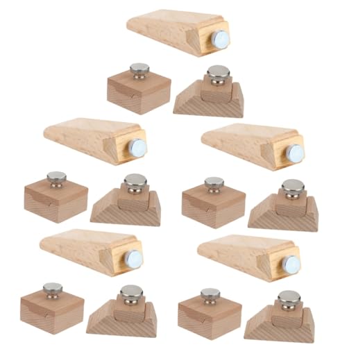 VILLCASE 5 Sätze Schleifblock Schleifpapier Halter Schleifpapier Set Maschine Streugut Gürtel Schleifpapier Schleifklotz Zum Polieren Quadratischer Schleifklotz Aus Holz Hölzern 3 Stück * 5 von VILLCASE