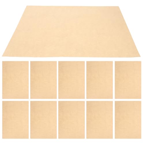 VILLCASE Etikettenpapier 50er-pack A4 Retro-pergamentpapier 90 G Zum Beschriften Drucken Zertifikate von VILLCASE