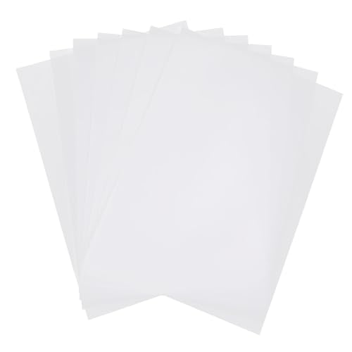 VILLCASE 50 Blatt Druckerpapier Durchscheinendes Pauspapier Zeichenpapier Durchscheinendes Transparentpapier Pauspapiere Spurenpapier Pauspapier Durchscheinend Bedruckbar Weiß von VILLCASE