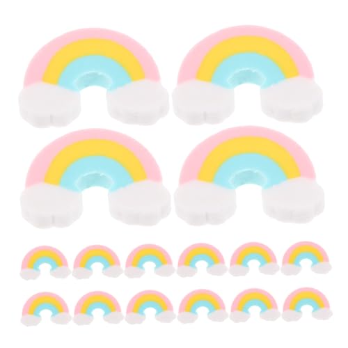 VILLCASE 50 Stück Lustige, Regenbogenförmige Radiergummis Für Kinder, Kawaii-miniatur-radiergummis Für Klassenzimmer, Büro, Miniatur-schöne Radiergummis, von VILLCASE