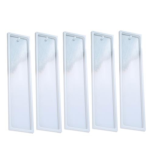 VILLCASE 5PCS Lesezeichen Gießform DIY Silikonformen Für Kreative Lesezeichen Epoxidharz Bastelbedarf Ideal Für Schmuckherstellung Und Handwerksprojekte von VILLCASE