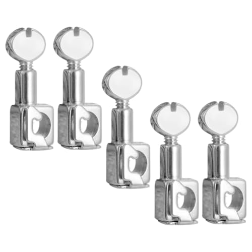 VILLCASE 5St Nähzubehör Teile für Haushaltsnähmaschinen langlebige Nadelklemme Hochleistungs-Nadelklemme Nadelklemmen für Nähmaschinen Nadelclip aus Metall Nadelklemme aus Metall Silver von VILLCASE