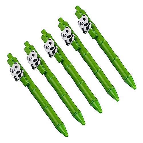 VILLCASE 5St Panda-Stift schreibkladde kugelschreiber Kinder Stift panda stift Dekorativer Stift Studenten Gelstift Druckschreiber Mehrzweck-Arbeitsgelstift schreibender Gelstift Abs von VILLCASE