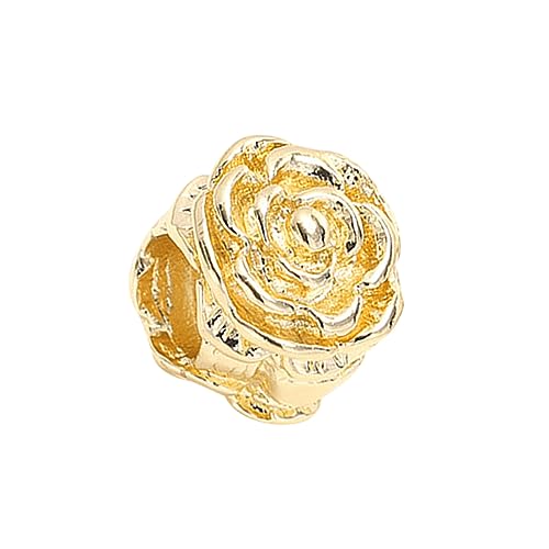 VILLCASE 5st Schmuckteile Perle Schmuck Abstandsperle Rosa Abstandsperle Diy-abstandsperlen Schmuck Handwerk Perle Golden von VILLCASE