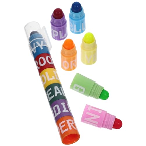 VILLCASE 6 Sets Stitching Textmarker Farbige Textmarker Studenten Textmarker Marker Flüssiger Textmarker Löschbare Textmarker Textmarker Zum Malen Studenten Schreibwaren Kunststoff von VILLCASE