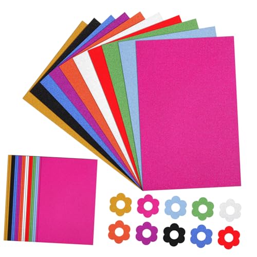 VILLCASE 60 Blatt Goldpulverkarton Verpackungspapier Pastell Scrapbook-aufkleber Premier Zubehör Für Die Kartenherstellung Leinenkarte Sammelalbum Ries Bastelpapierstanzer Papierstau von VILLCASE