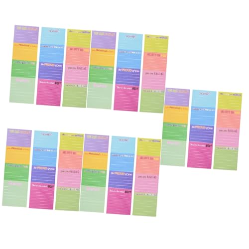 VILLCASE 60 Stk Haftnotizblock Klebestreifen Mini-Haftnotizen Haftnotizen an der Wand klebriger Notizblock notizzettel notizblöcke selbstklebende Memo-Aufkleber Kawaii-Haftnotizen Papier von VILLCASE