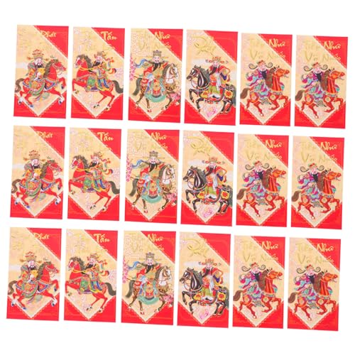 VILLCASE 60 Stück Vietnamesische Neujahrsumschläge Rote Umschläge Pferdejahr Lunar Year Geldtaschen Chinesisches Frühlingsfest Hong Bao VILLCASE 60 Stück Vietnamesische Neujahrsumschläge Rote Umschläge Pferdejahr Lunar Year Geldtaschen Chinesisches Frühlingsfest Hong Bao von VILLCASE