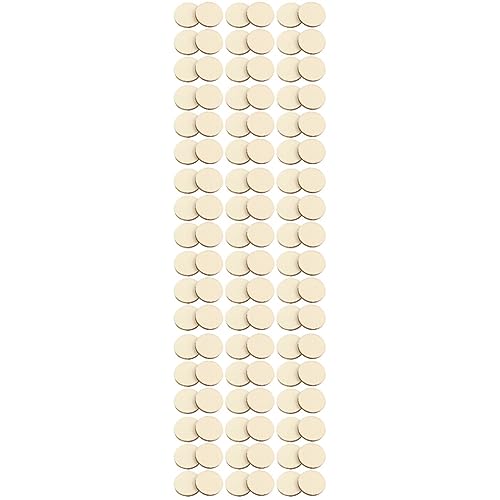 VILLCASE 3 Sets Bastelrohlinge: 200 Unfertige Runde Holzscheiben Für Projekte Hochzeitsdekor Und Heimdekor 200 Stück * 3 von VILLCASE