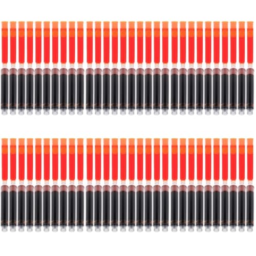 VILLCASE 600 Stk Tintenbeutel schreibutensilien kartuschen stiftemappe Stifte Tintenfüllbeutel Stift kurze Ersatz für Füllfederhalter nützliche Tintenpatronen für Stifte Plastik von VILLCASE