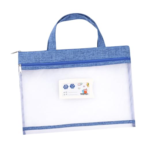 VILLCASE Aktenhalter Papiertüte mit Reißverschluss Dokumententasche mit Reißverschluss A4 Dokumentenspeicher storage pockets storage bags Papierbeutel testen Aktentasche für Dokumente von VILLCASE