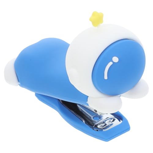 VILLCASE Astronautenhefter Panda-hefter Mini-heftgerät Für Zu Hause Kleiner Bürohefter Süßer Kleiner Hefter Schreibwaren Hefter Für Zu Hause Mini-tischhefter Desktop-hefter Pvc Blue von VILLCASE