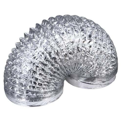 VILLCASE Auspuff zweilagiger Teleskopkanal Entlüftungsschlauch Küchenzubehör flexibler Luftkanal Aluminiumfolie Silver VILLCASE Auspuff zweilagiger Teleskopkanal Entlüftungsschlauch Küchenzubehör flexibler Luftkanal Aluminiumfolie Silver von VILLCASE