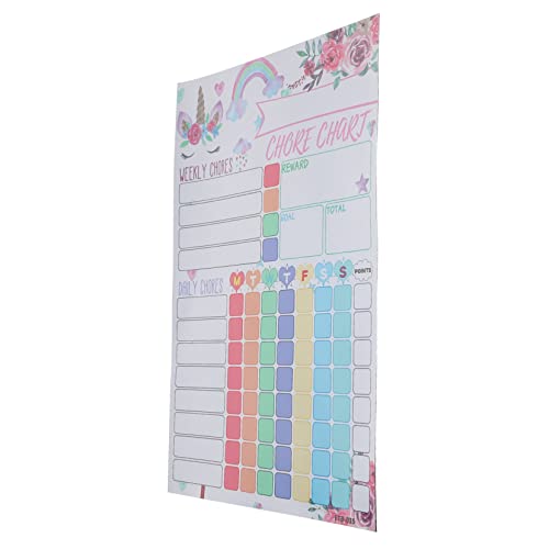 VILLCASE Belohnungsformular Für Aufgaben Kinder Aufkleber Notizblöcke Für Kinder Whiteboard-aufkleber Kinder Dekor Magnetische Aufgabenliste Magnetischer Kalender Colorful Das Haustier von VILLCASE