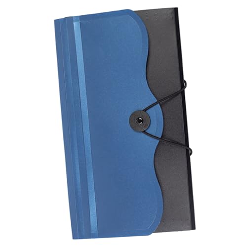 VILLCASE Dateiordner-Organizer aktenmappe ordnee Mehrzweck-Aktenordner PP-Datei-Organizer dokumententasche Akkordeon-Ordner-Datei-Organizer Akkordeonordner aus Kunststoff Polyester Blue von VILLCASE