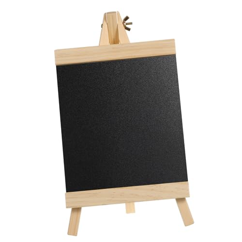 VILLCASE Dekoration für die Tafel mit Nachrichten write board tablettstift Kreidetafel-Tischplatte Kreidetafel und Staffelei klein Abs Whiteboard Tischschild Tafel stehende Tafel Holz Black von VILLCASE