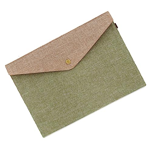 VILLCASE Dokumententasche Dokumentenkoffer Dateiordner Dokumentenorganisator Aktenordner Aus Papier Green von VILLCASE