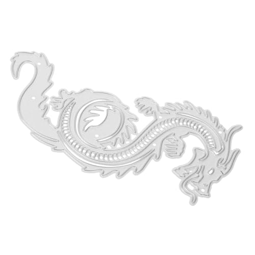 VILLCASE Drachen-schneidmesser-stanzform Stanzformen Aus Albumpapier Drachen-schablone Prägemappen Drachenhandwerk Aus Papier Die Stanzwerkzeug Stahl Mit Hohem Kohlenstoffgehalt Silver von VILLCASE