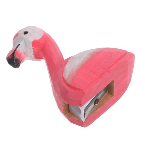 VILLCASE Süßer Manueller Bleistiftspitzer in Flamingo-form Für Das Klassenzimmer Von Kindern. Holzkonstruktion Und Tragbares Design von VILLCASE