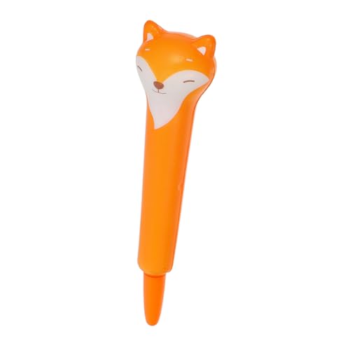 VILLCASE Fuchs Gel Stift Kawaii Löschbare Stifte Stift Mit Tiertinte Kawaii Tierstifte Kawaii Fuchsstifte Kawaii-stifte Fuchs-gelstift Fuchs-kugelschreiber Bürobedarf, Stifte Orange von VILLCASE