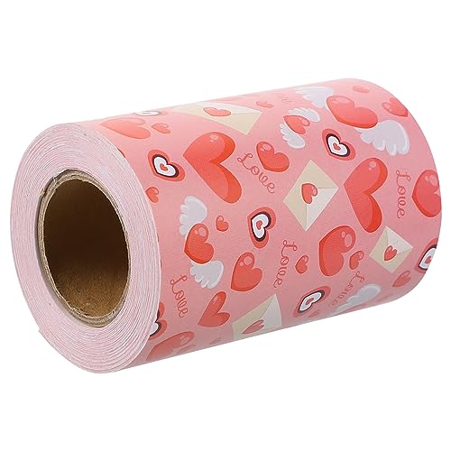 VILLCASE Herzförmiger Wandaufkleber Für Valentinstag Dekorative Kreide Rahmen Aufkleber Für Bulletin Boards 10 Meter Rolle Selbstklebend Ideal Für Hochzeiten Und Romantische Anlässe von VILLCASE