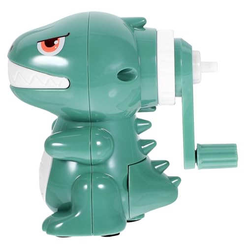 VILLCASE Manueller Bleistift Dinosaurier-Bleistiftspitzer tragbarer Bleistiftschneider qridor Kreativer Bleistiftspitzer Handspitzer für Kinder Kawaii Bleistiftspitzer Metall Green von VILLCASE