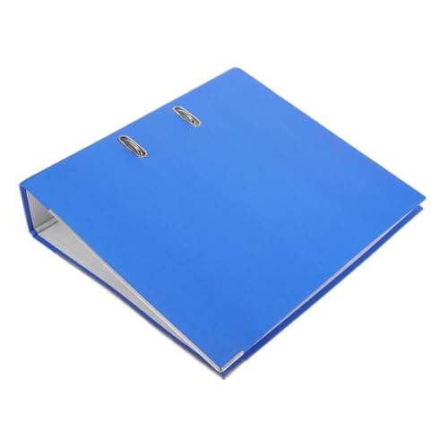 VILLCASE Mappe Ablageordner Blauer Ordner Dokumentenordner Papierordner aktenordner Papier-Organizer-Ordner Ordner mit Hebel Mehrzweck-Dateiordner Ordner Ordner Papiere Ordner Metall Blue von VILLCASE