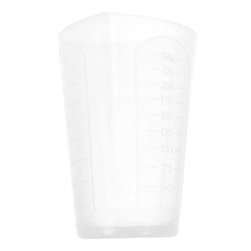 VILLCASE Messbecher Gadgets Glaswaren Tassenhalter Schüssel Sieb pouring becher plastik becher measuring jug Backwerkzeuge für die Küche Becher zur Herstellung von Epoxidharz Kieselgel Weiß von VILLCASE