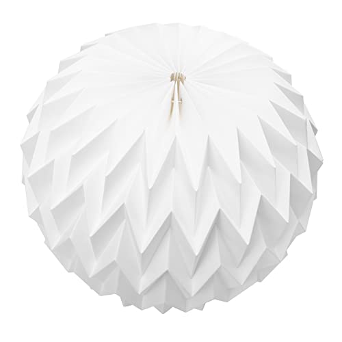 VILLCASE Origami-lampenschirm Lampenschirm Aus Papier Origami Pendelleuchte Europäisch Pendelleuchtenschirm Lampenschirme Für Tischlampen Kronleuchter Stehlampe Weiß Laterne Aus Papier von VILLCASE